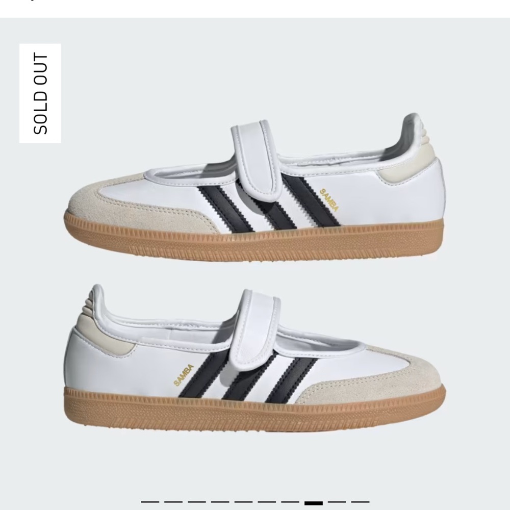 Adidas Mary Jane Sambas size 8.5